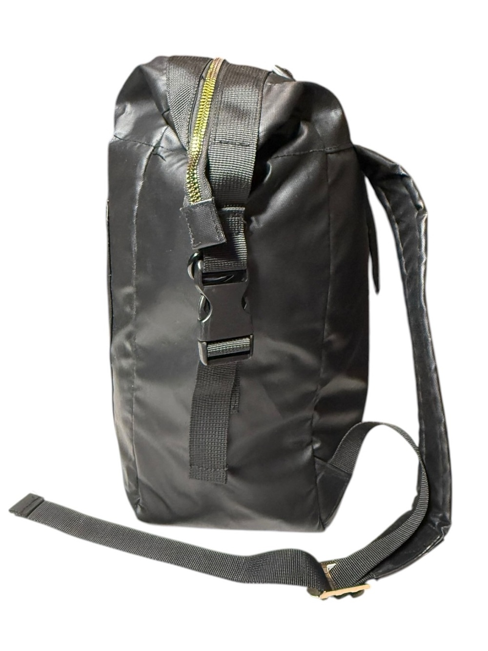 Versace Parfums Black Nylon Backpack with Gold Trim - Picture 4 of 10